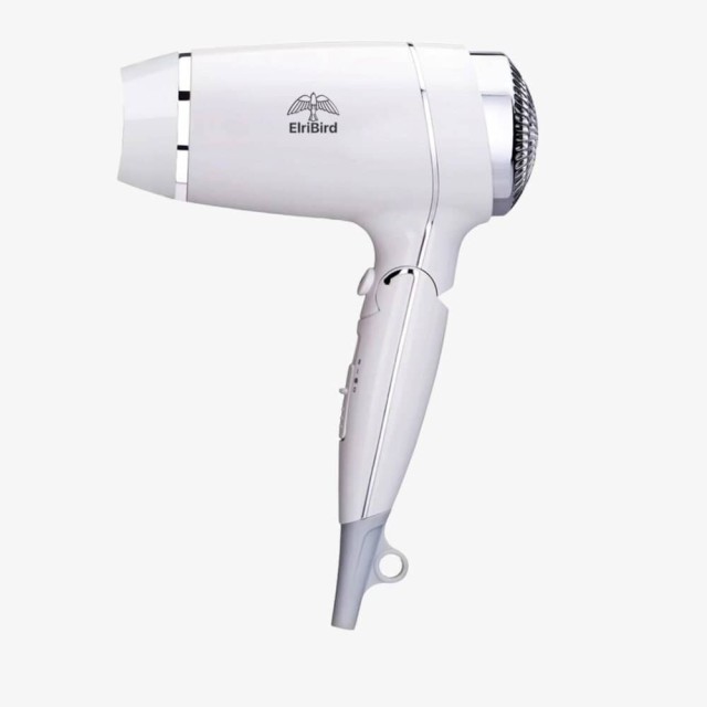 Premium Foldable Hair Dryer for Luxury Hotels 1875 Watt - Black / White, Foldable, CE Certified