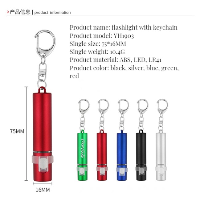 LED Flashlight – Compact Design, Customizable for Promotional Use