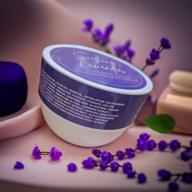 Shea Body Butter with Lavender – Hydrates Dry Skin, Eco-Friendly & Vegan