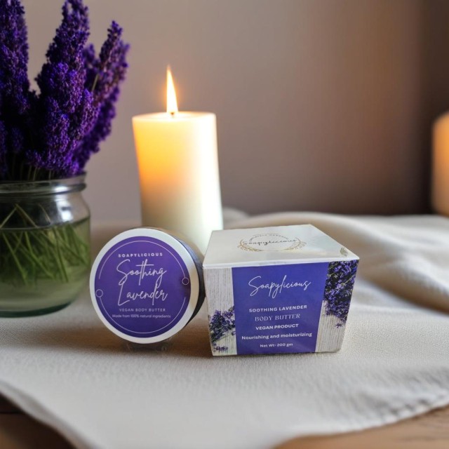 Shea Body Butter with Lavender – Hydrates Dry Skin, Eco-Friendly & Vegan