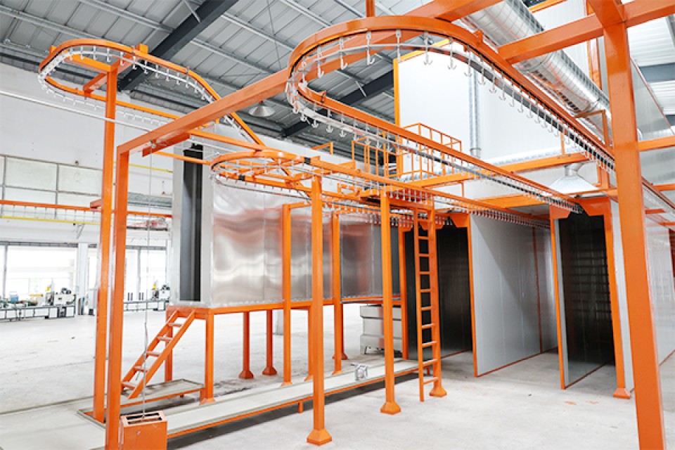 Shelf Electrostatic Coating Line - Powder Coating System Supplier