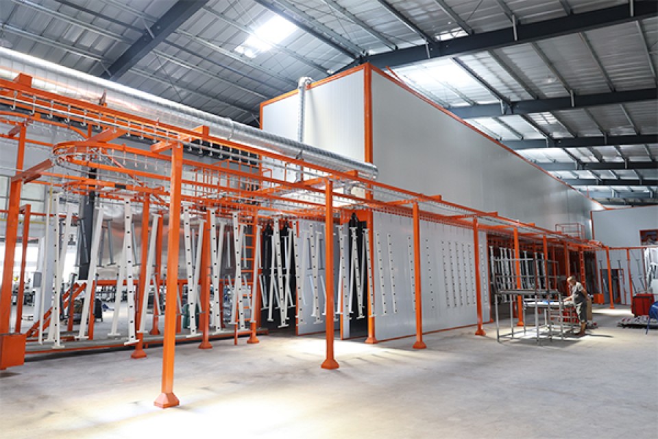 Shelf Electrostatic Coating Line - Low Energy Consumption, Eco-Friendly Coating Solutions