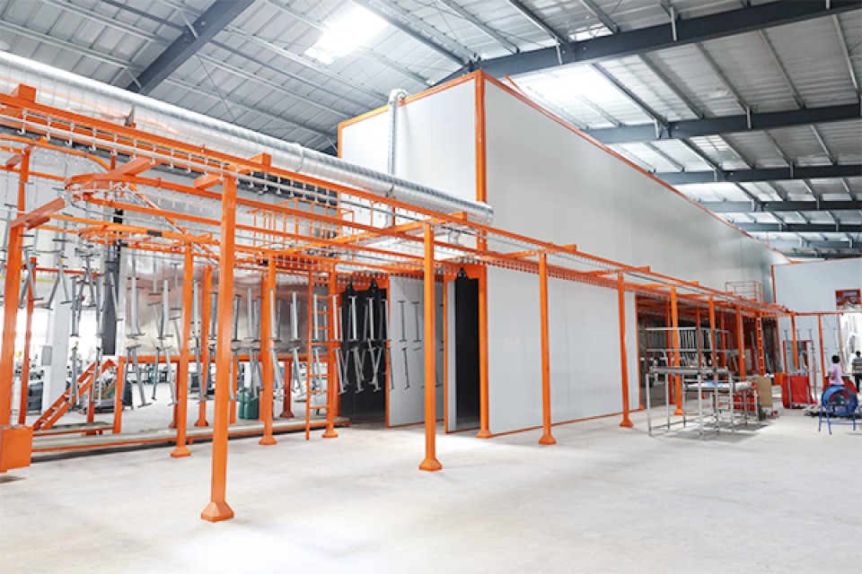 Shelf Electrostatic Coating Line - Low Energy Consumption, Eco-Friendly Coating Solutions