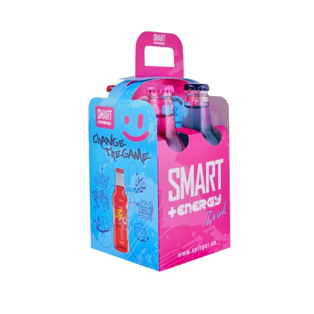 SMART DRINK Tutti Fruti 4 in 1 - Healthy Energy Drink with Vitamin C, B & Low Sugar