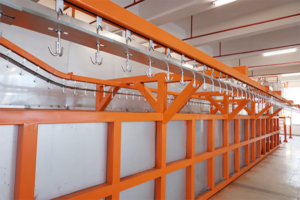 Speaker Electrostatic Coating Line for Durable Metal Coating  - Best Rates