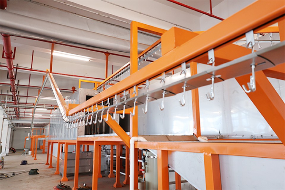 Speaker Electrostatic Coating Line for Durable Metal Coating  - Best Rates