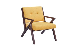 Armchair - Imported Rubber Wood, Ergonomic Design, Wholesale Supplier from China