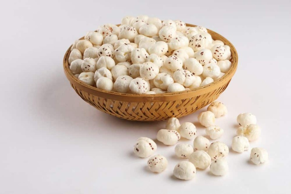 A Grade Makhana 21mm-28mm - Premium Fox Nuts for Export & Culinary Use