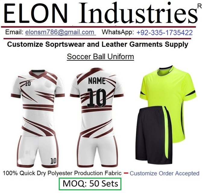 Custom Soccer-Ball Sports Team Uniforms - Affordable & Durable Sportswear for Teams