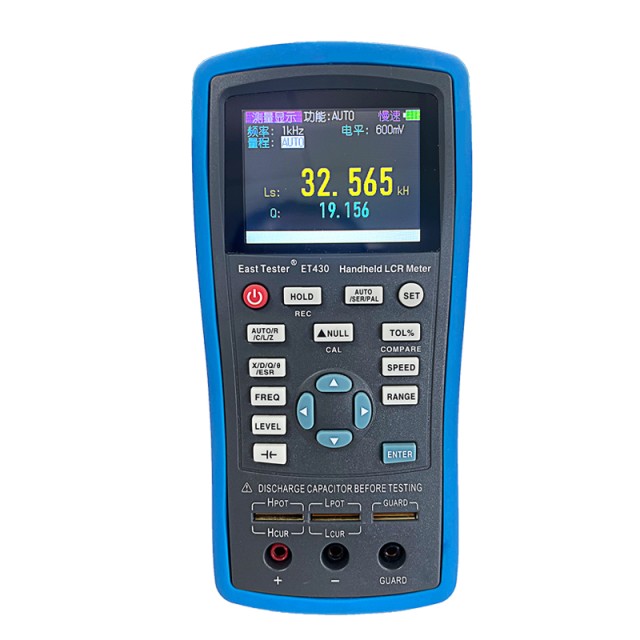 Digital LCR Bridge ET430 - High-Precision LCR Meter with USB & TFT LCD Display