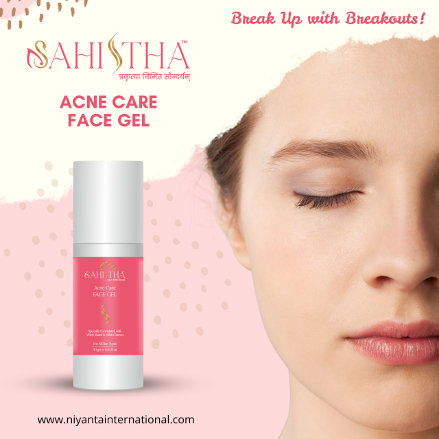 Sahistha Acne Care Face Gel – Acne Solution with Niacinamide