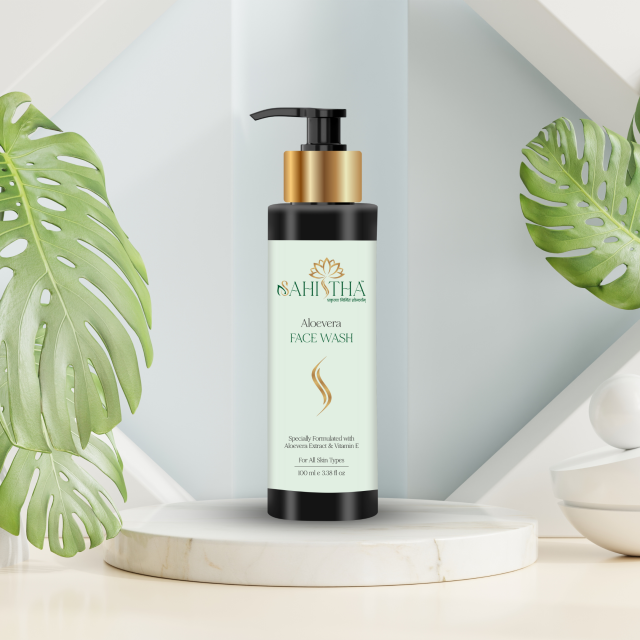 Sahistha Aloe Vera Facewash – Hydrating, Antioxidant & Nourishing for Healthy Skin