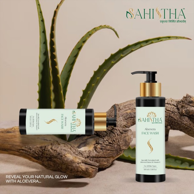 Sahistha Aloe Vera Facewash – Hydrating, Antioxidant & Nourishing for Healthy Skin