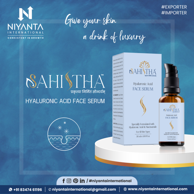 Sahistha Hyaluronic Acid Face Serum for Deep Hydration and Radiant Skin