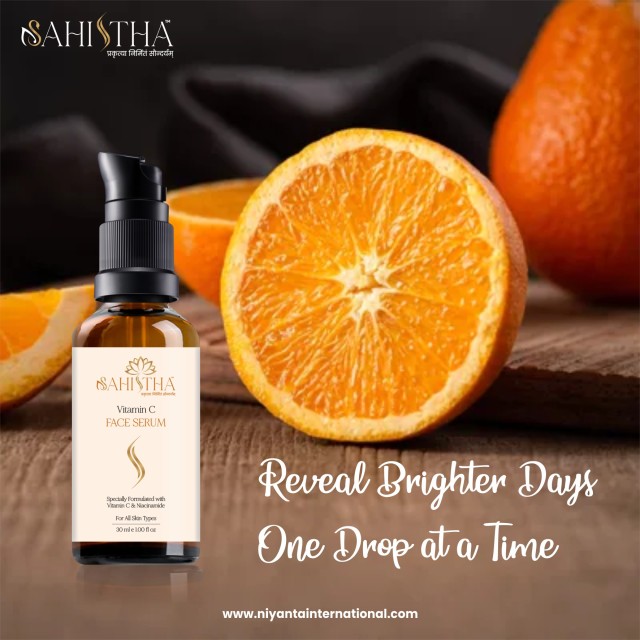 Sahistha Vitamin C Face Serum for Radiant Skin and Even Tone