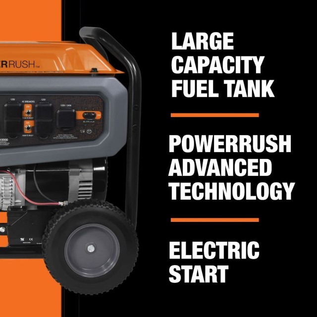 Generac Portable Generator 10000 Surge Watts, 8000 Rated Watts - Wholesaler from Indonesia