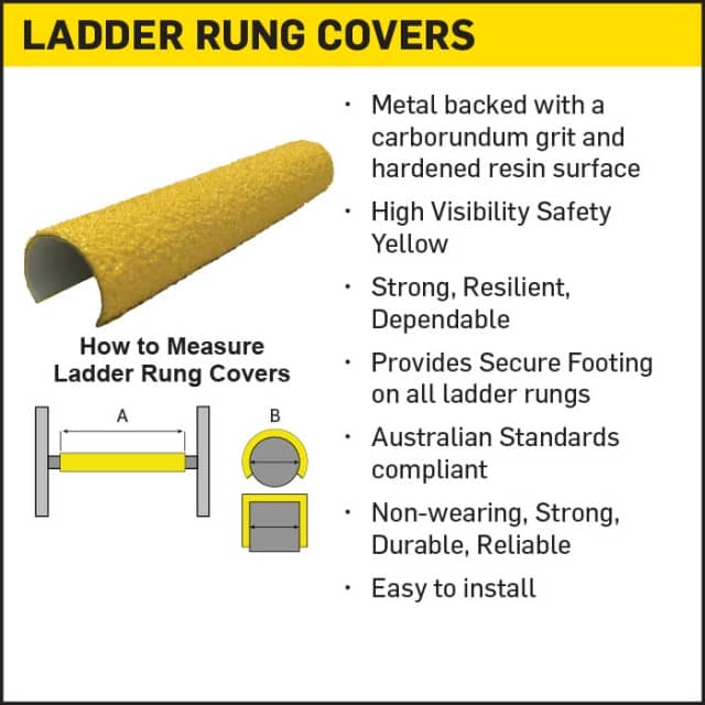 Ladder Rung Cover Antislip – Heavy-Duty Safety Grip for Industrial Ladders