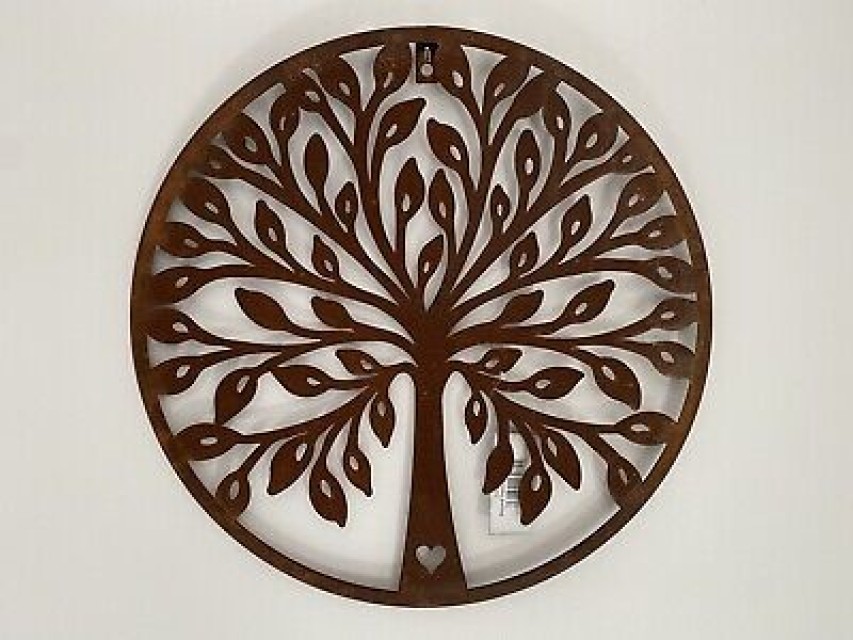 Metal Handicraft Wall Hanging – Handcrafted Black Decor for Home & Garden