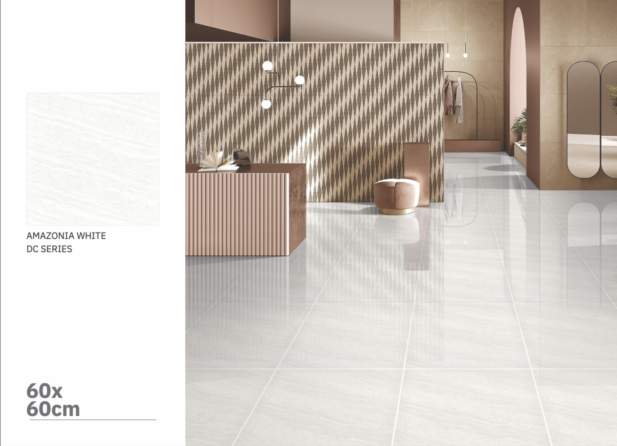 Glazed Ceramic Floor Tile – 600 x 600 mm for Residential & Commercial Spaces