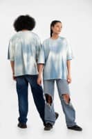 Buy Oversized T-Shirt - Blot In Blue, Unisex Streetwear from Wholesaler
