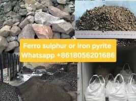Ferro Sulphur Iron Pyrite 46%min S Fe 43%min for Steel Melting, Water Treatment & Abrasives
