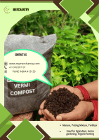 Vermicompost Fertilizer for Gardening and Agriculture - Supply from India