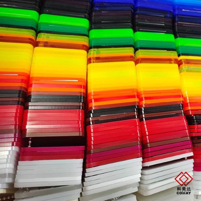 COMAY Brand Acrylic Colour Sheets - Durable and Customizable PMMA Sheets
