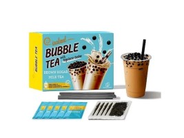 Brown Sugar Bubble Milk Tea Kit with Chewy Boba