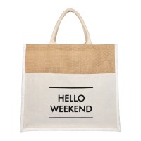 Custom Printed Jute Shopping Bag for Promotional Use – Wholesaler from India