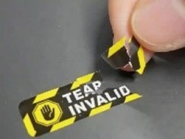 Custom Eggshell Security Stickers for Tamper-Proof Product Labeling