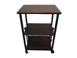 Flip-Top Three Tier Foldable Trolley for Home & Events - Easy Assembly, Space Saving Design