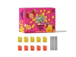 Mango / Strawberry Popping Boba Tea Kit - Fun And Delicious Beverage Kit