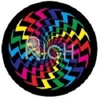 Swirl Color Gobo Glass for Lighting Effects – Glass Gobos