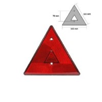 Triangle Plastic Reflector E-Mark - Approved for Trailer and Truck Use