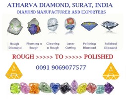 Diamond Cutting Polishing Manufacturer and Wholesaler in Surat India