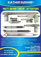 Electric Motorized Actuator for Industrial Automation and Medical Use