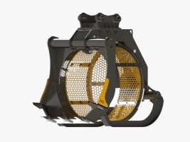 Excavator Rotary Screening Bucket with Rotating Drum for Fast Material Separation