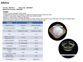 High Purity Allulose Powder - Keto-Friendly Natural Sweetener for Health-Conscious Diets
