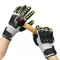 TPR Gloves for Industrial Impact & Cut Resistance - TPR112 Safety Work Gloves