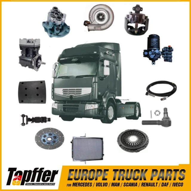 Tapffer Truck Spare Parts For Mercedes Benz Scania Volvo MAN – Wholesaler from China