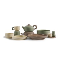 16-Piece Matte Glaze Porcelain Dinner Set for Hotel and Restaurant Use
