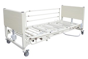 BESCO Folding Home Care Bed with Electric Tilt and Height Control for Patients Use at Home