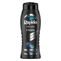 RAPIDO Hair and Body Cooling Shampoo for Men with B-Complex 12x400g