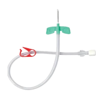 Safety AV Fistula Needle for Hemodialysis with Integrated Safety Mechanism