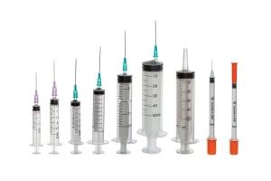 Hypodermic Luer Lock Syringe for Precise Injections - Leak-Free Medical Use