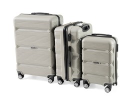 Travel Suitcase 3-Piece Set (20", 24", 28") - High-Quality Luggage Set for Travel