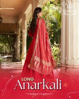 3 Piece Anarkali Suits for Festive Wear with Fine Embroidery