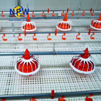 NPW Automatic 360° Rotating Chicken Feeder – Efficient Poultry Feeding System