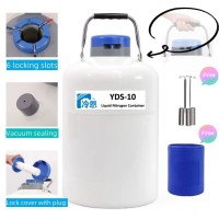 Liquid Nitrogen Container LN-YDS-10B for Cryogenic Sample Storage