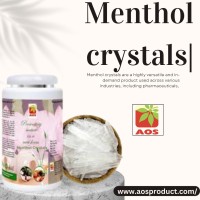Menthol Crystals for Inhalation Skincare Pain Relief AOS Products